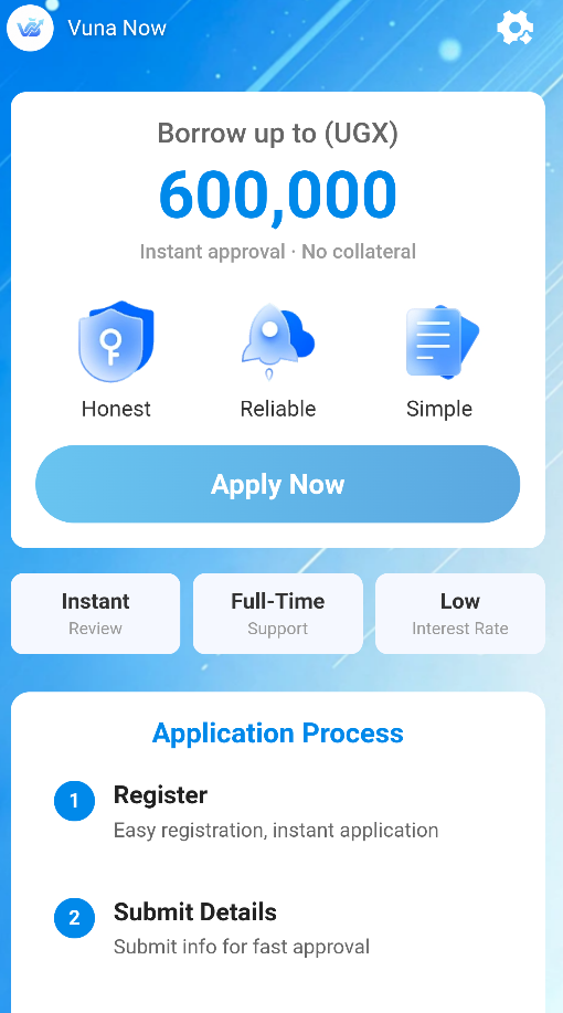 Vuna Now App